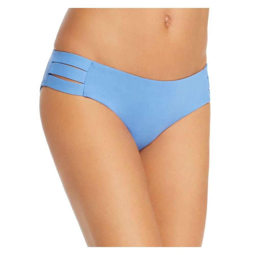 VITAMIN A Women's Blue Low Rise Full Coverage Hipster Bikini Bottom D\12 - Picture 1 of 1